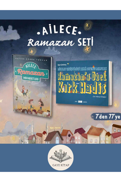 Aile Yayınları Ailece Ramazan Muhabbetleri ve Ramazan'a Özel Kırk Hadis ( 2 K...