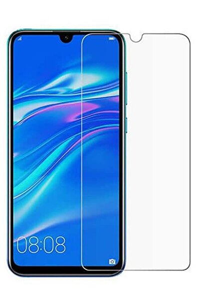TechnoZone Huawei Y7 2019 Kırılmaz Ekran Koruyucu Temperli Cam