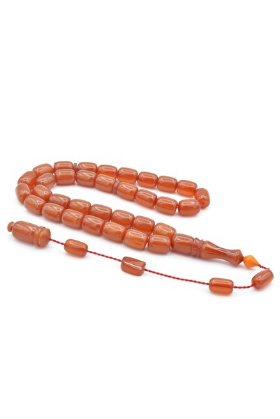 Murty99 Mărgele de rugăciune din chihlimbar cu sistem de tăiere manuală Orang...