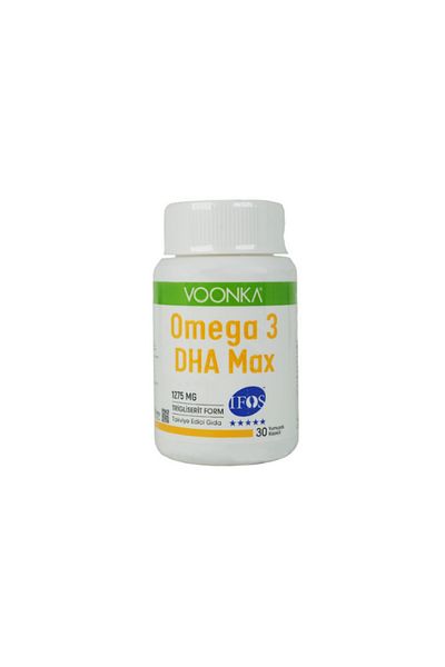 Voonka Omega 3 Dha Max 1275 Mg - 30 Capsules Mfreyon00527