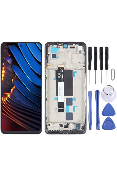 Beruflic Xiaomi Redmi Note 10 Pro Full Çerçeveli Çıtalı 4G Oled Lcd Ekran Dokunmatik BRF-5630231