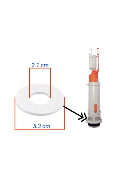 VitrA Gömme Rezervuar İç Takım Boşaltma Grubu Contası