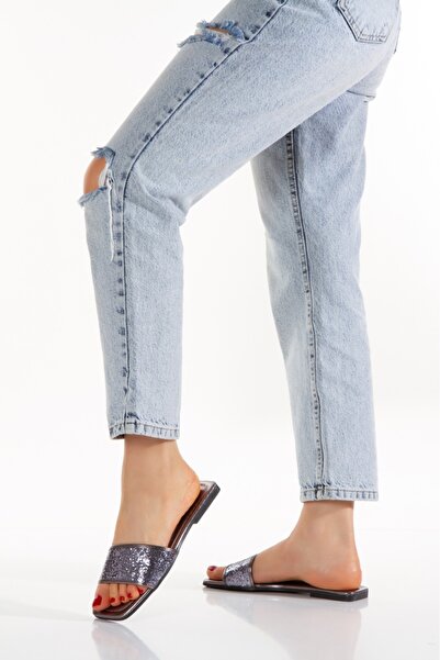 lmn ayakkabı πλατινένιο δέρμα 1 εκ. τακούνι Ορθοπεδική σόλα 5mm.σφουγγάρι Βραδινό Φόρεμα Παραλία Σπίτι Παντόφλες,πέδιλα