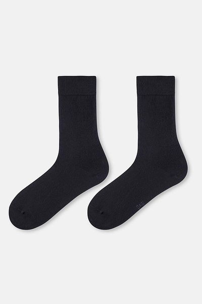 Dagi Schwarze lange Baumwollsocken für Herren