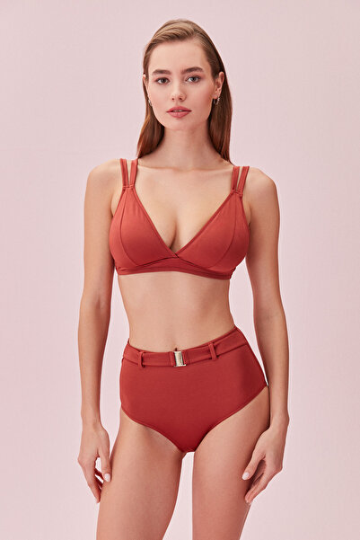 SUWEN Yüksek Bel Kemerli Bikini Alt