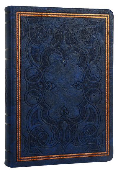 Victoria's Journals Vintage Old Book Notebook 14x20 Navy Blue