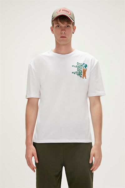 Bad Bear Re-bear T-shirt Candy White