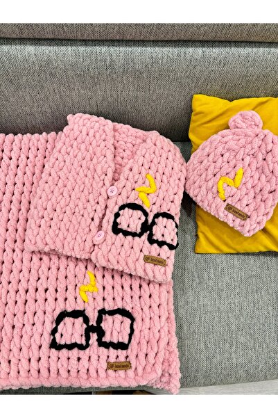 Meltem's Harry Poter Motifli Puffy Yelek Bere Battaniye Takım