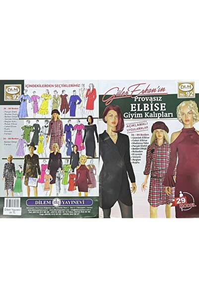 Güler Erkan Provasız Dikiş Kalıpları Dergisi