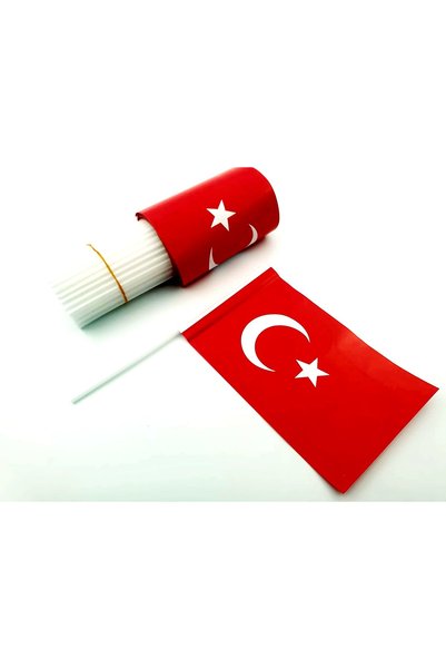 EKM Çıtalı Kağıt Türk Bayrağı Küçük Boy 80'li
