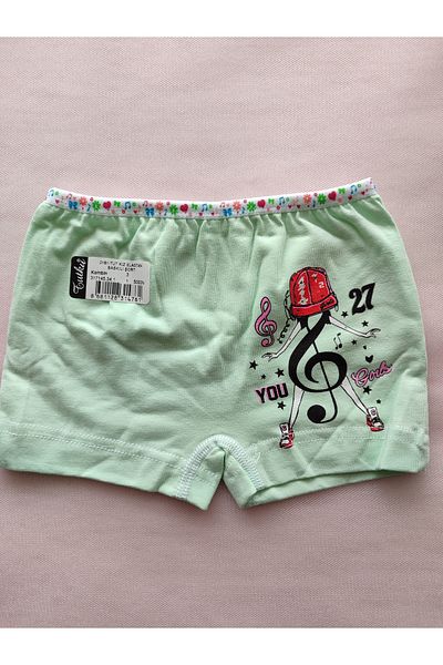 Tutku Boxer pentru fete din bumbac Lycra 0181 6 piese