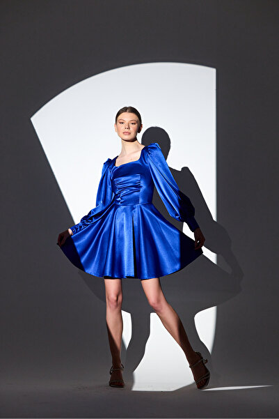 Tangül&Ali'S Moda Evi Lacivert Mini Abiye