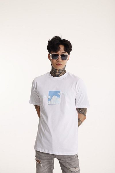 The Champ Clothing Ανδρικό βαμβακερό μπλουζάκι με στάμπα με λαιμόκοψη
