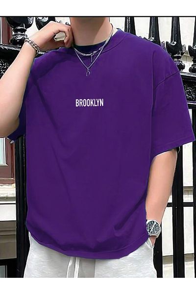 Medinenur Μπλουζάκι Unisex Brooklyn Printed Crew Neck