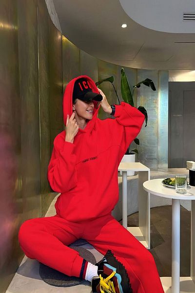 Fashiontayt 3-Ply Bottom Top Set with Inner Shardon Hoodie