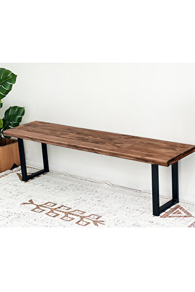 Weblonya Bank Ağaç Bench Sandalye Ahşap Bahçe Bankı 5104