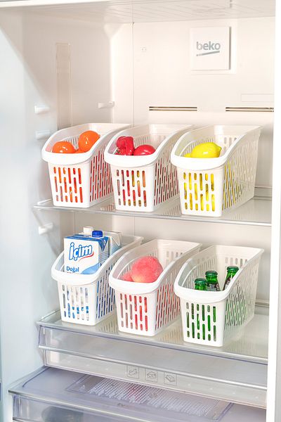 Ecolux 4 Pieces - Multi-Purpose Refrigerator / In-Cabinet - Bathroom - Under Sink Organizer