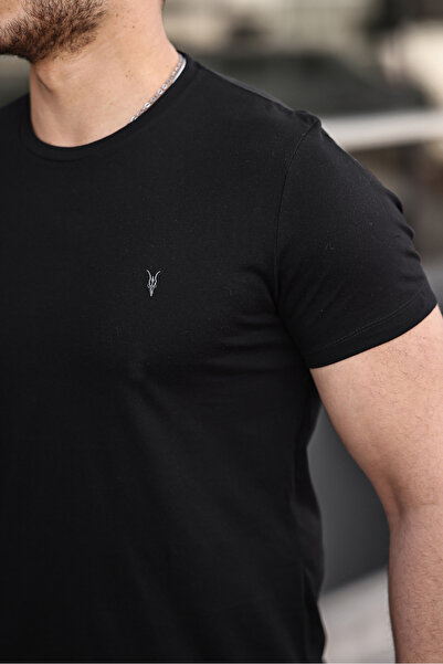 COMBİNE MİCHAİL Men's 100% Cotton Breathable Crew Neck Standard Fit Regular Fit T-shirt