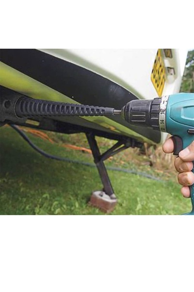 AGUS Camping Karavan Ayak Açma Matkap Ucu İlave Adaptörlü