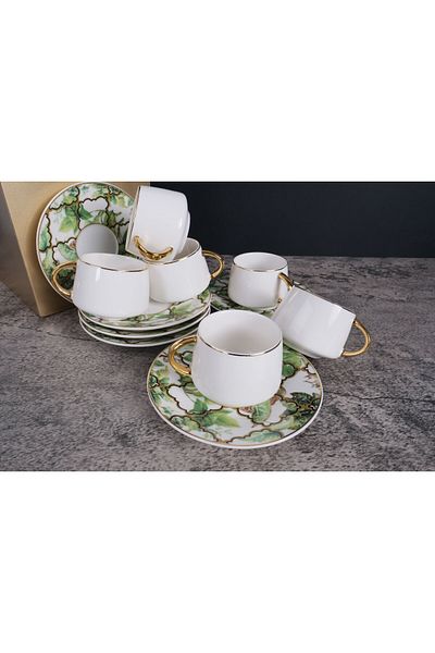 Koch Collection M7081 - D GOYA 6-PERSON GOLD STAR CUP SET