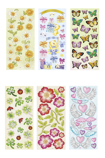 arttone مجموعة ملصقات ذات تأثير ثلاثي الأبعاد من Folia طوال العام 1