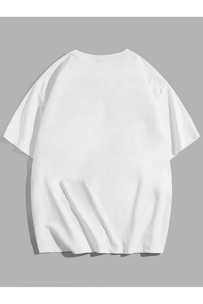 AFROGİYİM Μπλουζάκι Unisex Michagan 1817 με στάμπα Oversize