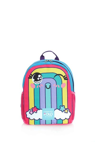 Cambridge Polo Club - Rainbow Kindergarten Bag, Pink