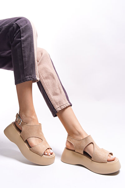 Riccon Dámské sandály Syelhona0012802 Nude Suede