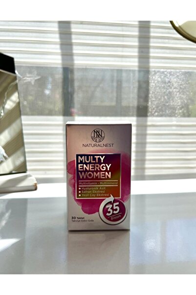 Naturalnest Women's Multi Energy 30 Tablets - Herbal Supplement