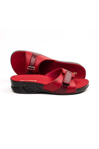 Ceyo Flora Red Slippers