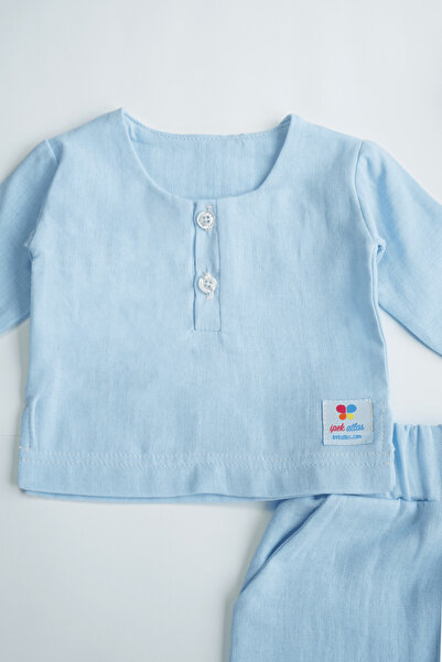 ipek atlas Set de pijamale cu mânecă lungă din muselină pentru bebeluși și copii