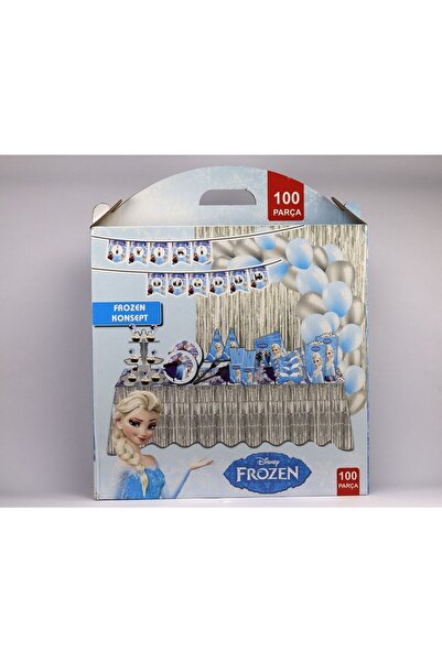 TATLI GÜNLER Frozen Konsept Doğum Günü Seti 100 Parça