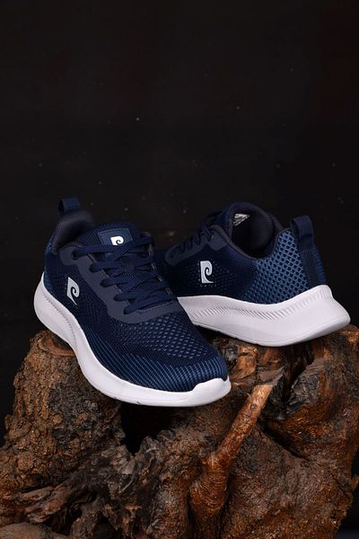 Pierre Cardin Men's Navy Summer Anti-Sweat Anti-Slip Anti-Odor Ultra Light Full Orthopedic Walking Shoes