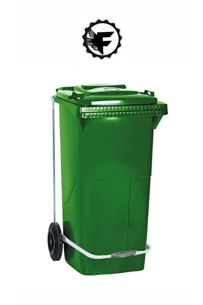 FİGANLAR 1St Quality Plastic 120 Liters Unbreakable Garbage Container with Pedal