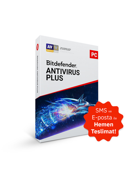 BITDEFENDER Antivirus Plus 1 Kullanıcı 3 Yıl - Türkçe Son Sürüm Lisans - Antivirüs Yazılımı