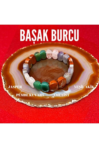 YILDIZ DOĞAL TAŞ Sertifikalı Başak Burcu Doğal Taş Roleks Bileklik