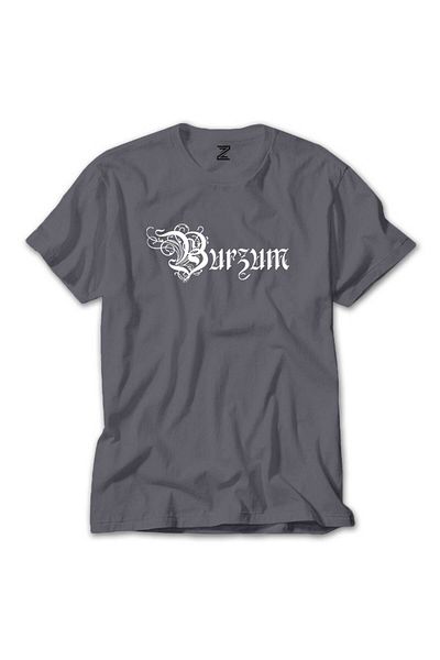 Z zepplin Γκρι μπλουζάκι με λογότυπο Burzum Design