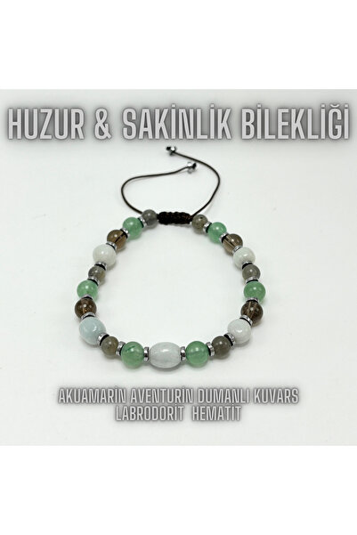 YILDIZ DOĞAL TAŞ Sertifikalı Akuamarin Aventurin Dumanlı Kuvars Labrodorit He...