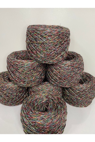 göçer Plasa vizuala multi bumbac multicolor cu sclipici 700 gr