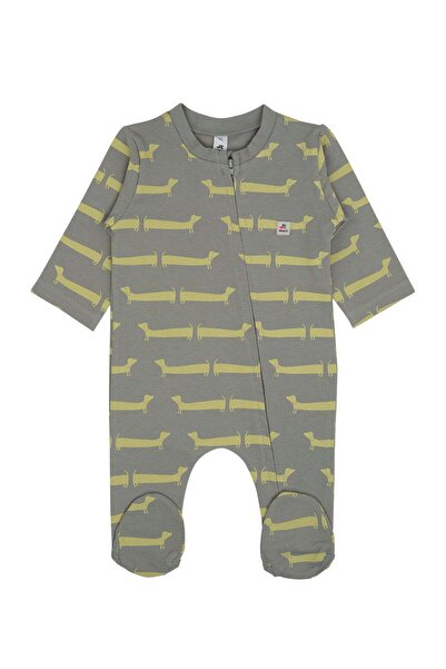 Jrmori Ms.R Baskılı Boydan Fermuarlı Tulum