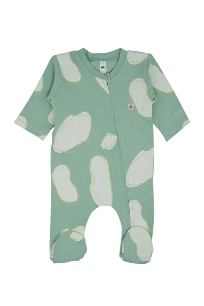 Jrmori Cloud Printed Zippered Jumpsuit