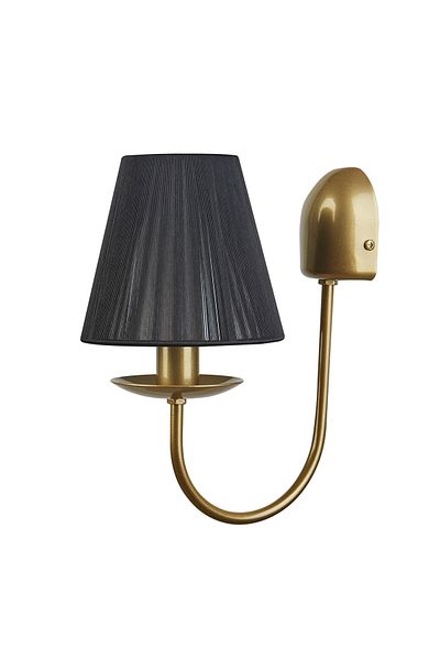 Bozyaka Aydınlatma Gold - Gray - Cream Antique Decorative Wall Sconce with Hat, Indoor
