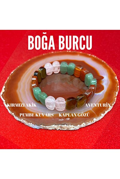 YILDIZ DOĞAL TAŞ Sertifikalı Boğa Burcu Doğal Taş Roleks Bileklik