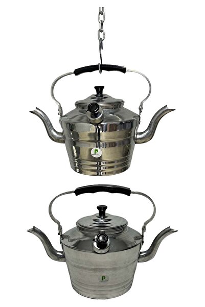 pratikoutdoor Çift Emzikli Çaydanlık, Kamp Çaydanlığı, Gara Çaydanlık