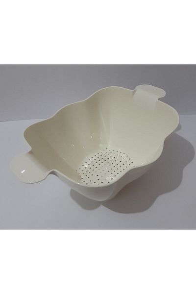 renkli çiçekler Strainer Plastic Vegetable Fruit Pasta Strainer