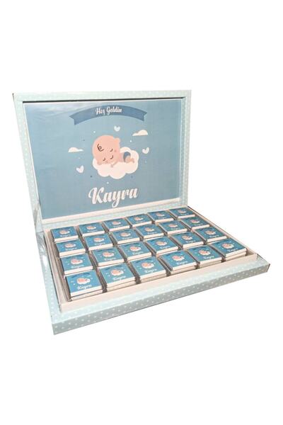 Diva Çikolata Erkek Bebek Çikolatası (72 ADET MADLEN ÇİKOLATA)