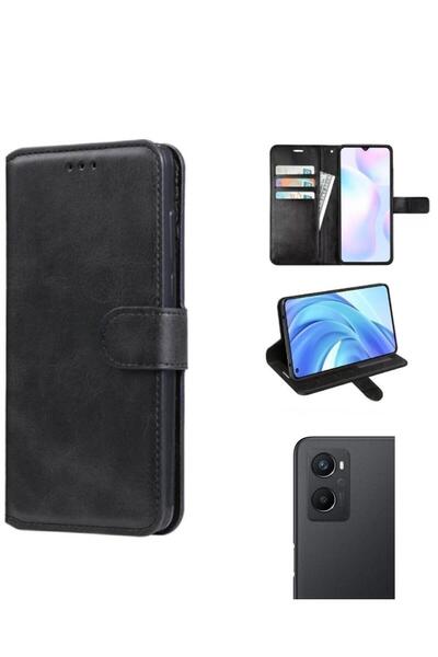 OPPO A96 Uyumlu Cüzdanlı Ve Kapaklı Kılıf