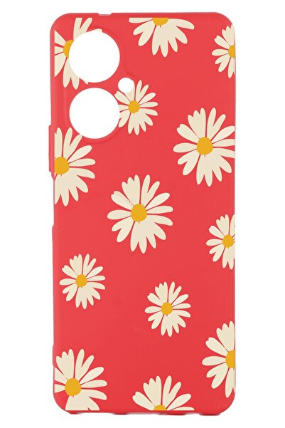 TECNO Camon 19 Red Color Silicone Case with Print and Camera Protection