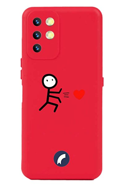 Reeder حافظة سيليكون باللون الأحمر S19 Max مع طباعة وحماية الكاميرا