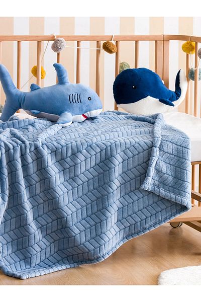 LC Waikiki LCW baby Patterned Baby Boy Blanket 90x110 Cm